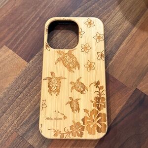 Bamboo Turtle, Plumeria & Hibiscus iPhone 13 Case